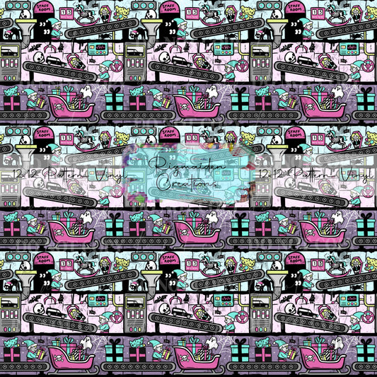 Spooky Christmas Conveyor Vinyl