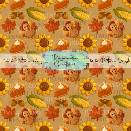 Thanksgiving Neutral Vinyl
