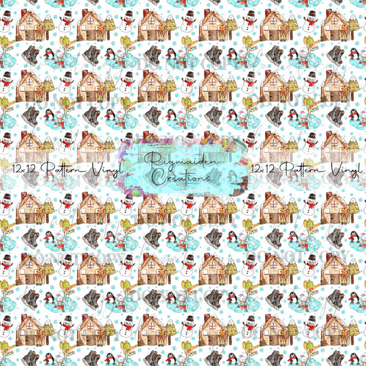 Winter Snow Scene Vinyl