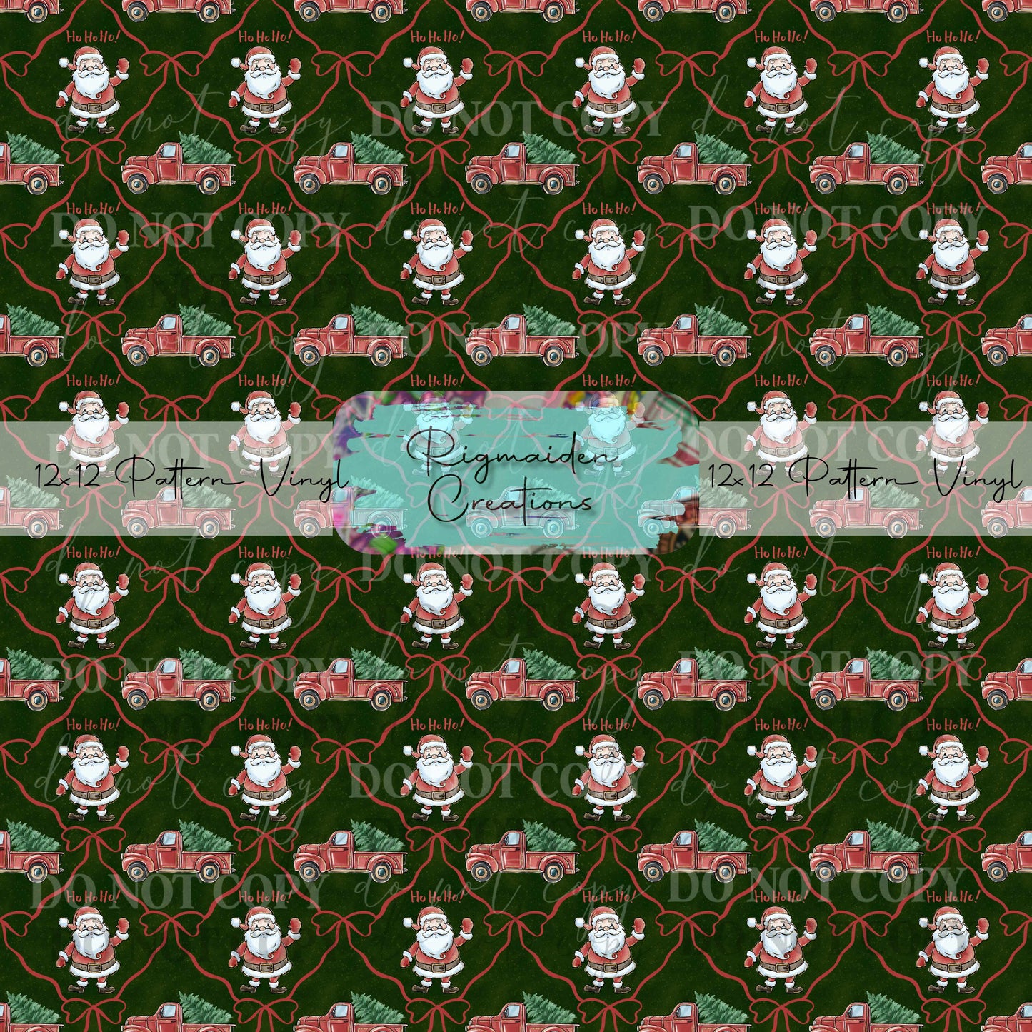 Santa Trucks Coquette Vinyl