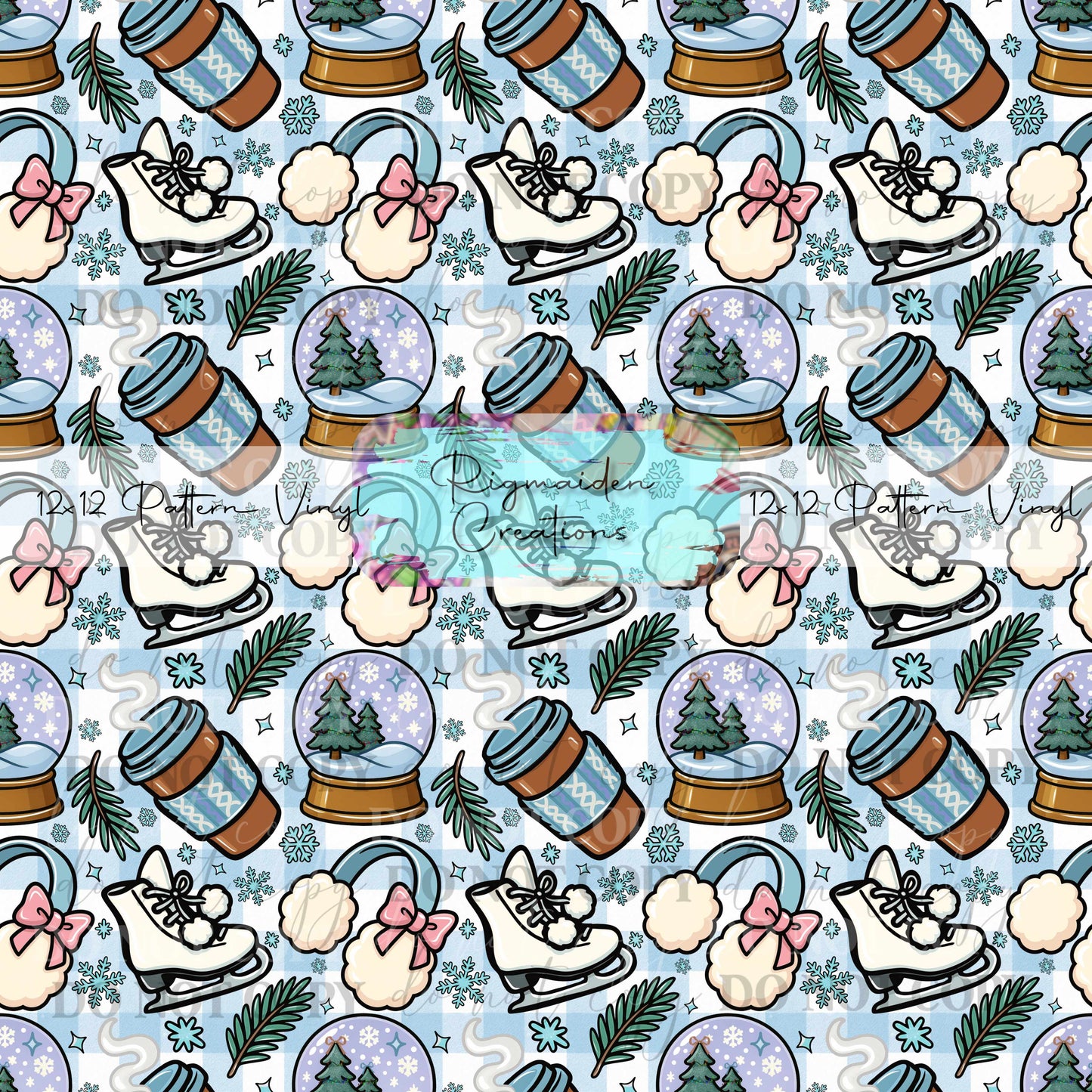 Winter Skating Blue Vinyl