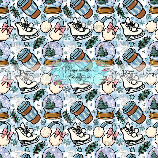 Winter Skating Blue Vinyl