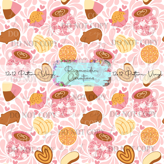 Talavera Pan Dulces Pink Vinyl