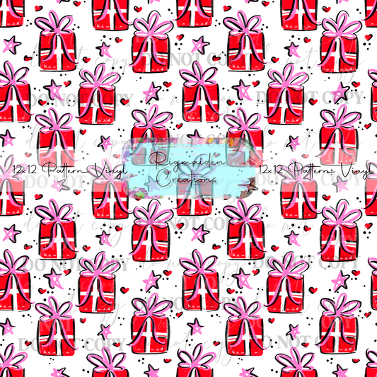 Present Doodles White Vinyl