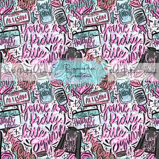 Cry Baby Sketch Doodles Vinyl