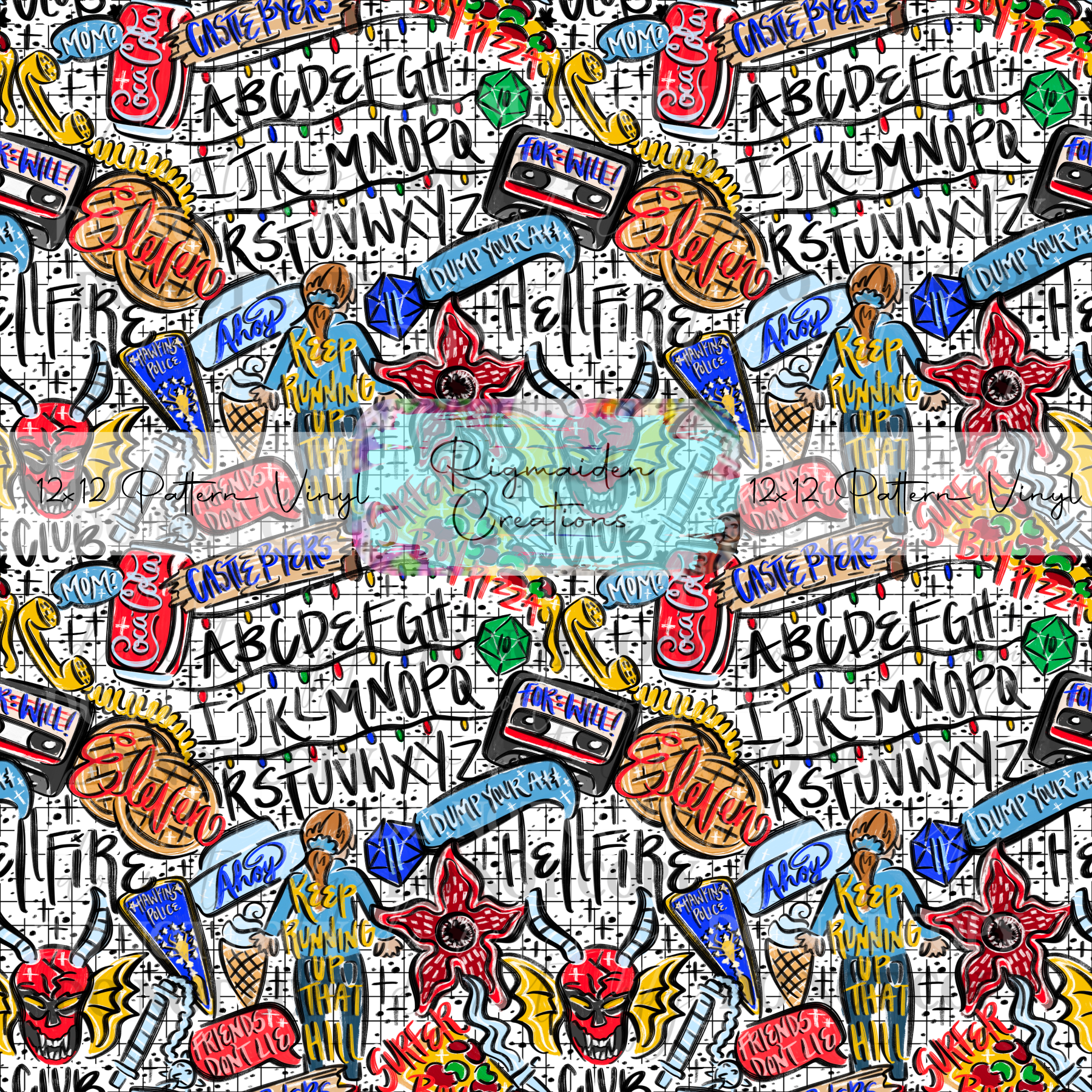 Thomas Rigmaiden Stranger Sketch Doodles Vinyl – Rigmaiden Creations