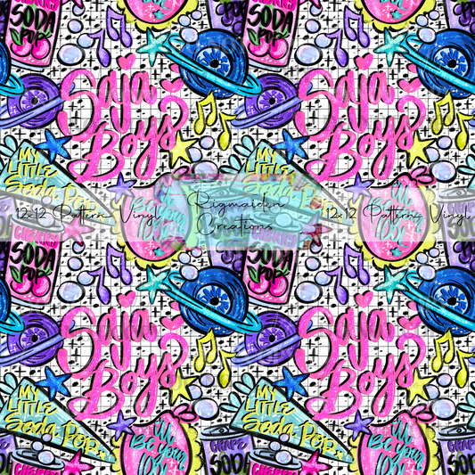 Saja Boys Sketch Doodles Vinyl