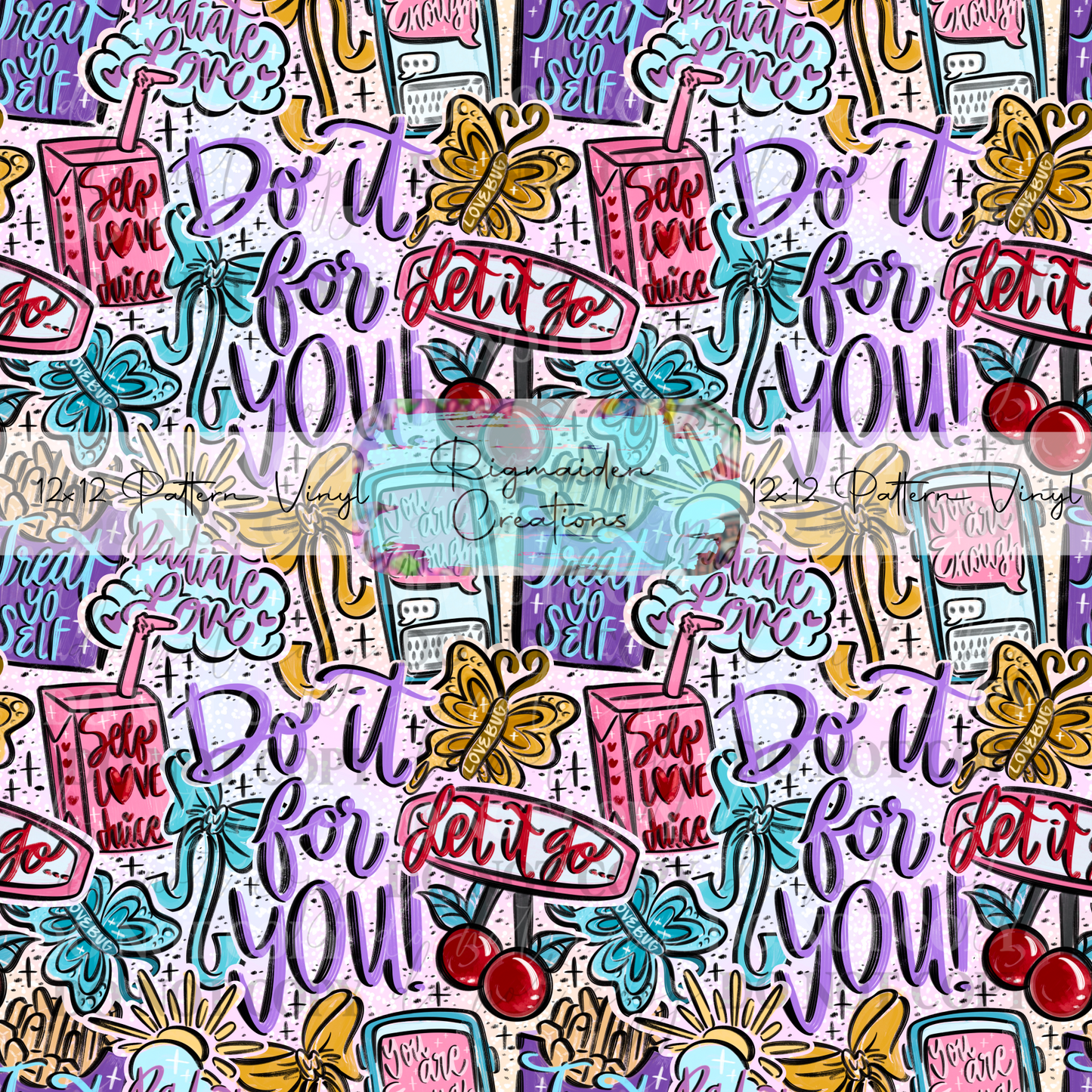 Self Love Sketch Doodles Vinyl