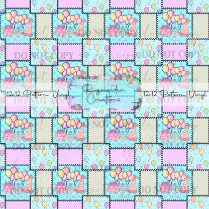 Celebrate Birthday Seamless Digital PNG