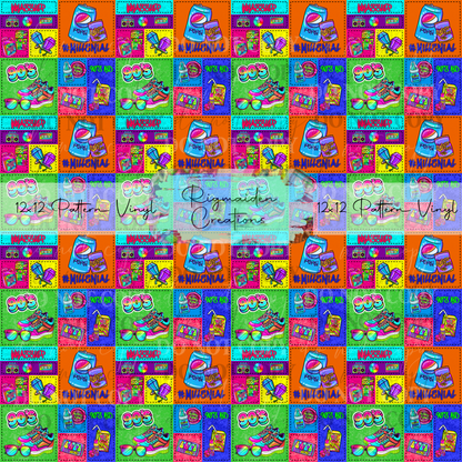 90's Millenial Seamless Digital PNG (Copy)