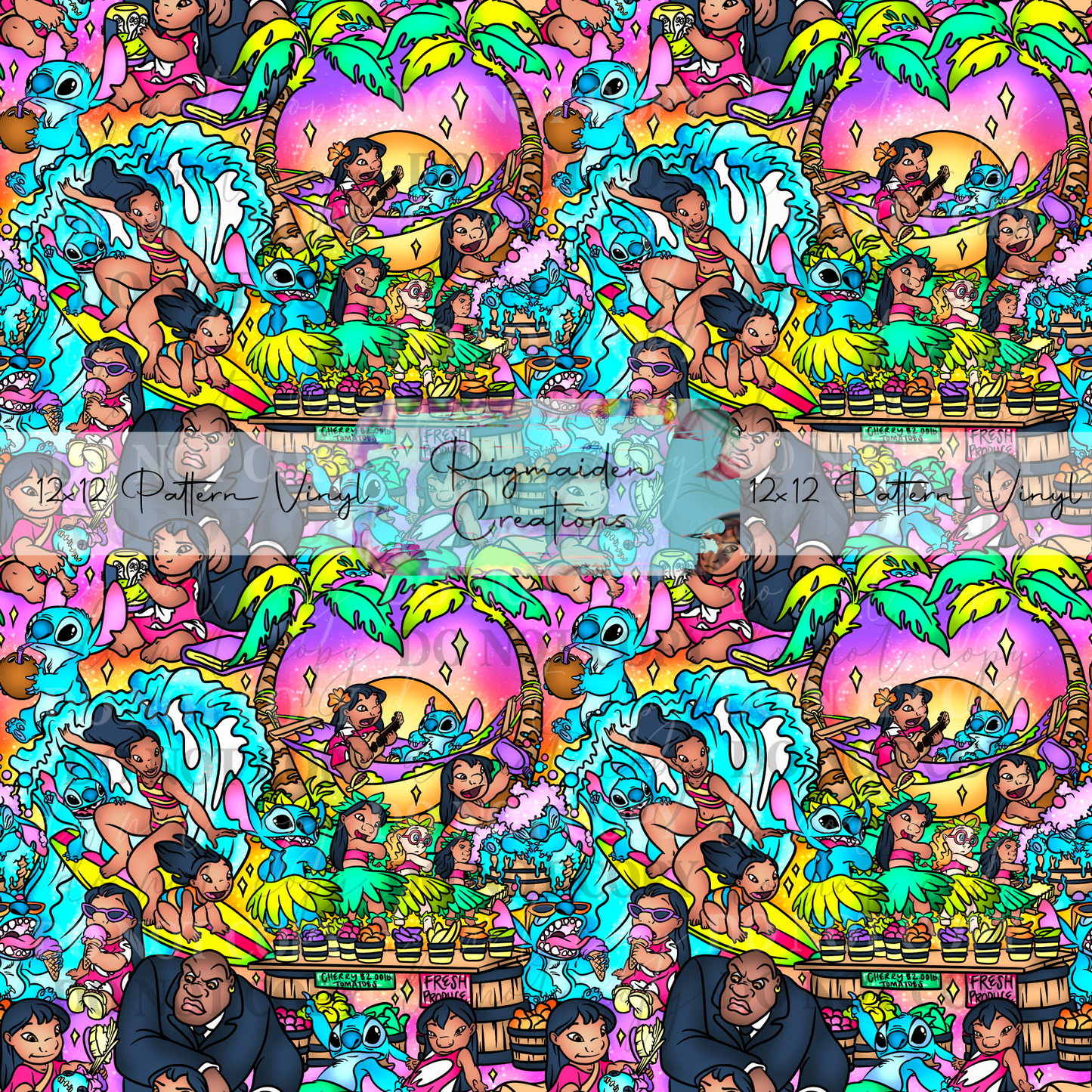 Lilo Hawaiian Bright Vinyl