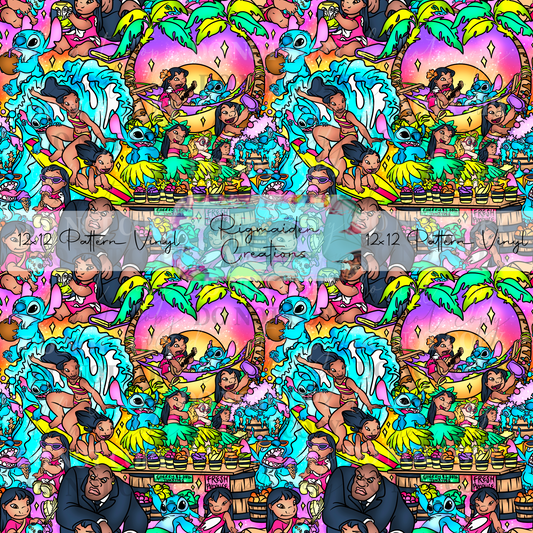 Lilo Hawaiian Bright Vinyl