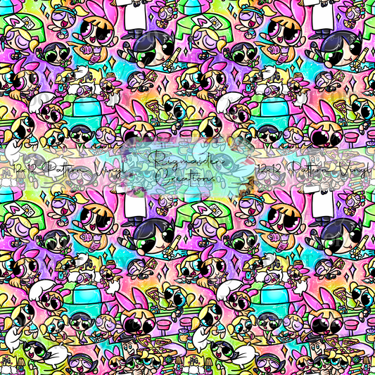 Power Puff Bright Vinyl