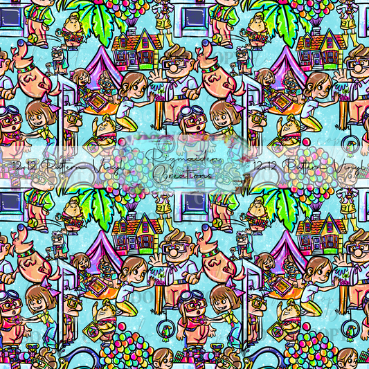 Up Adventure Blue Vinyl