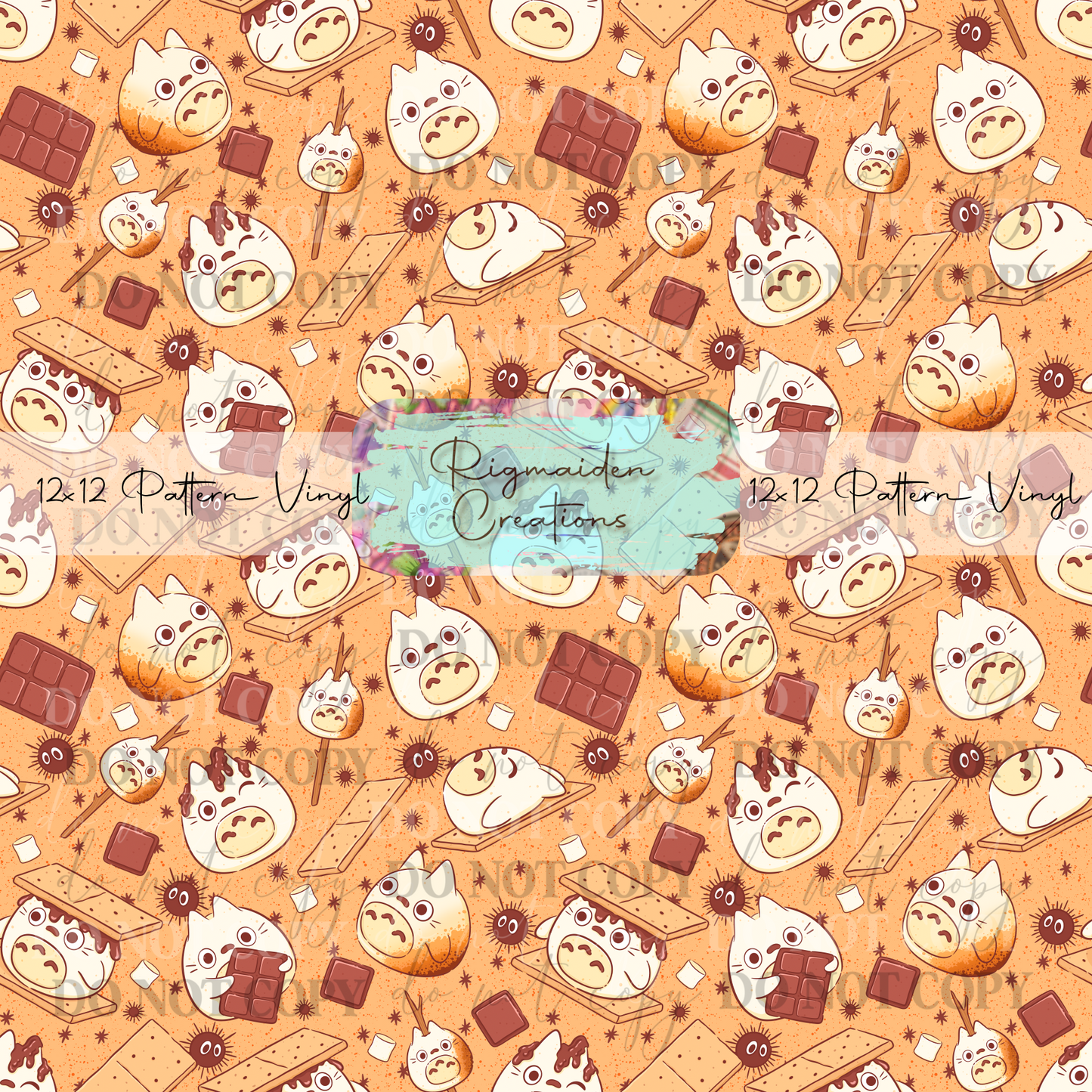 Totoro Smores Orange Vinyl