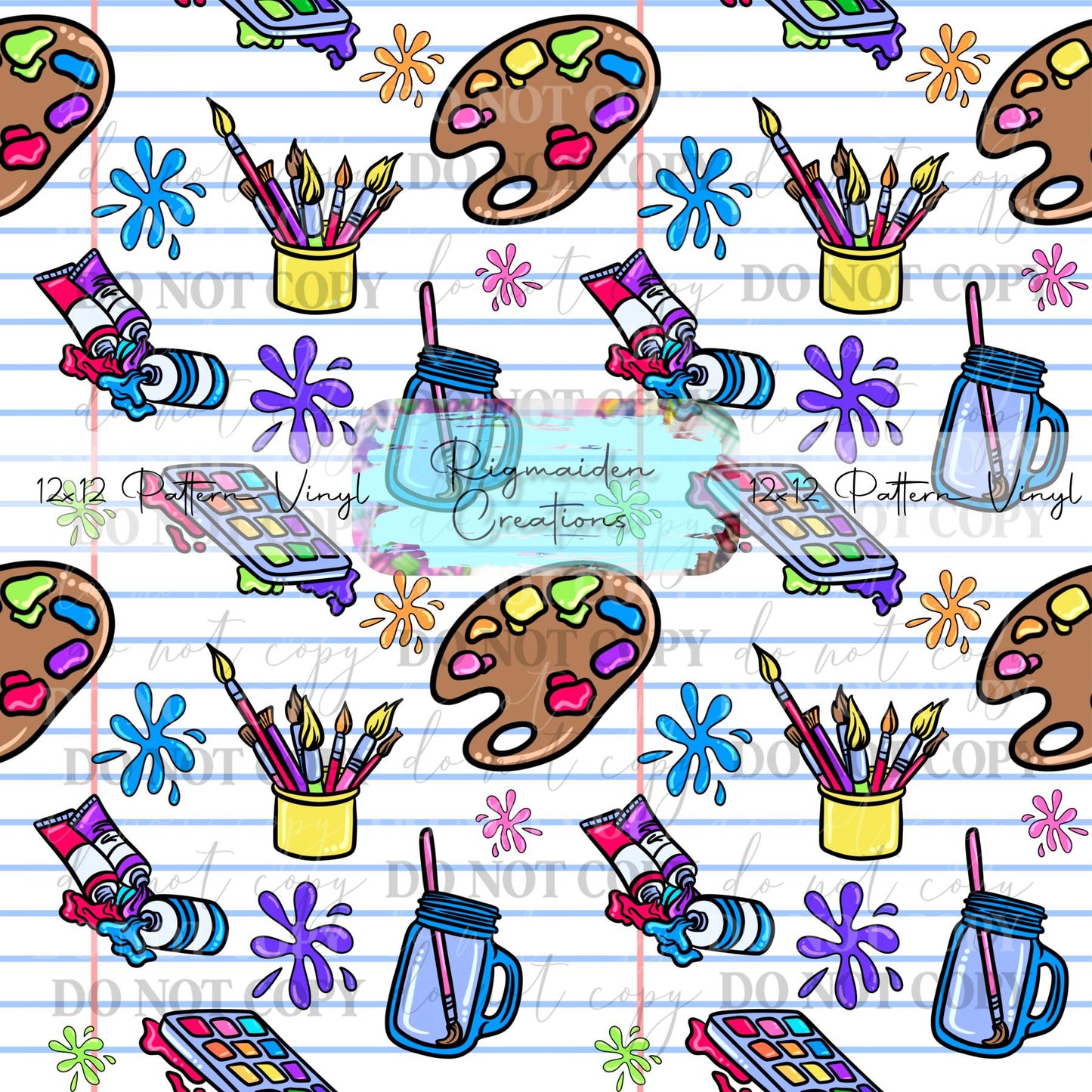Artist Splatter Notebook Vinyl