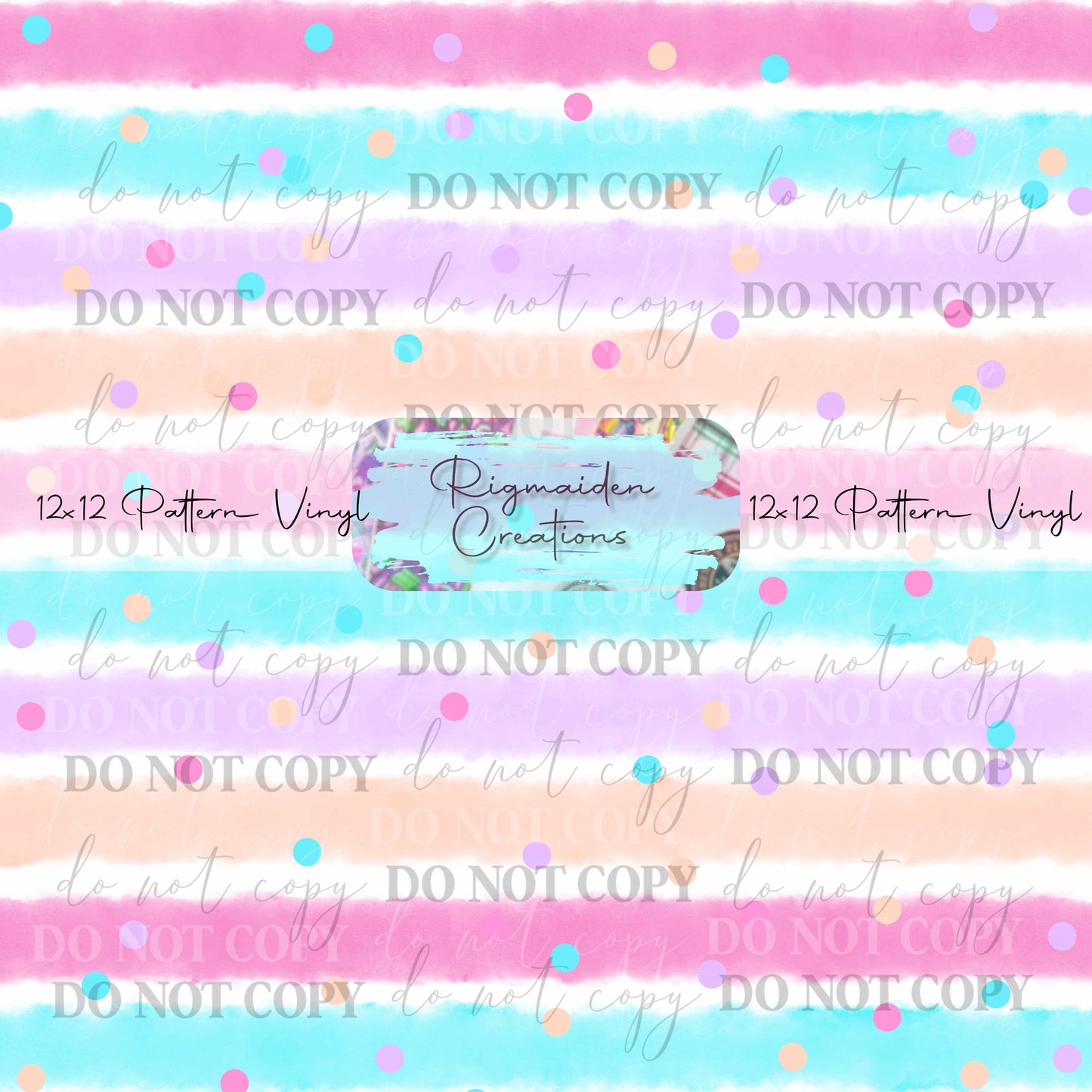 Funfetti Stripes Vinyl