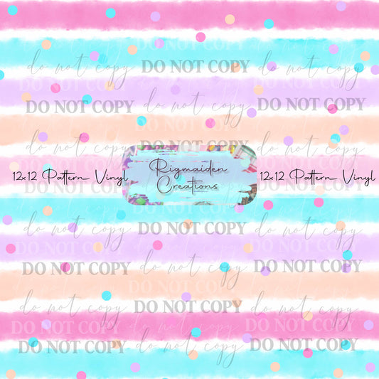 Funfetti Stripes Vinyl