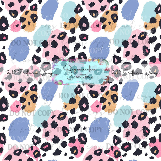 Pastel Animal Print Vinyl
