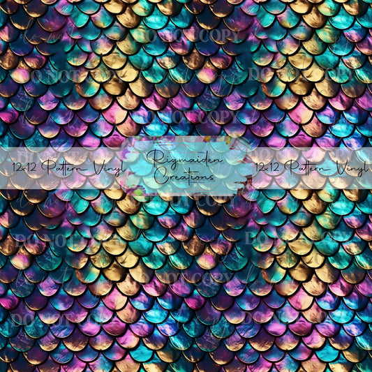 Oil Slick Scales Vinyl