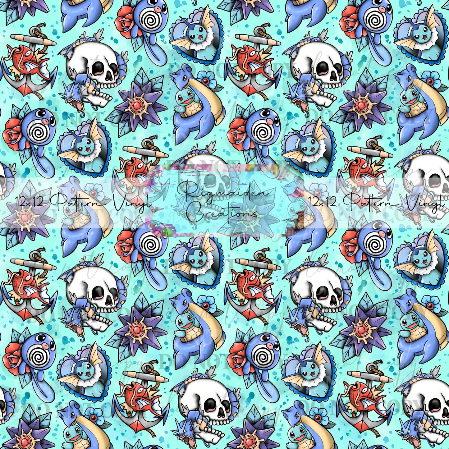 Poke Water Tats Vinyl