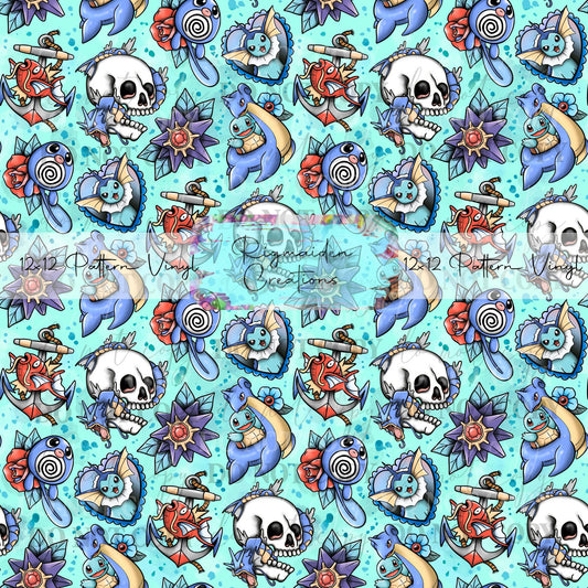 Poke Water Tats Vinyl