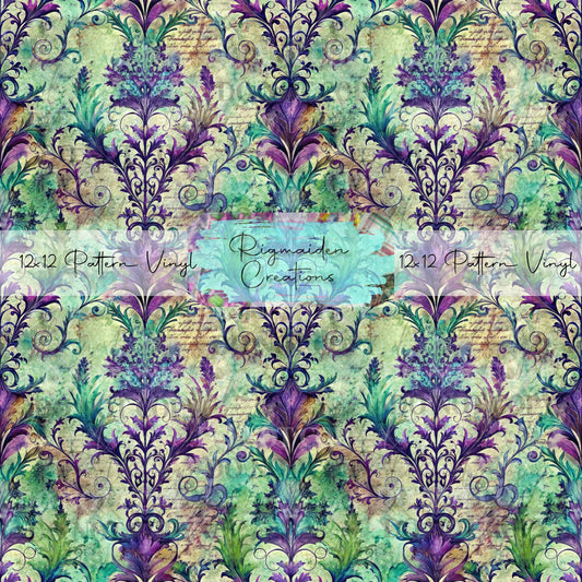 Elegant Scrapbook Scrolls Vinyl