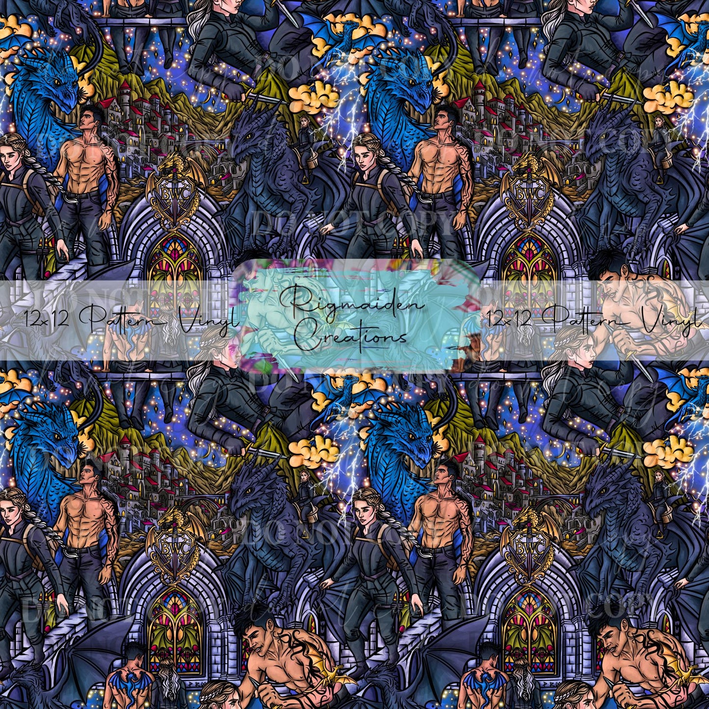 Fourth Wing Venin Blue Vinyl