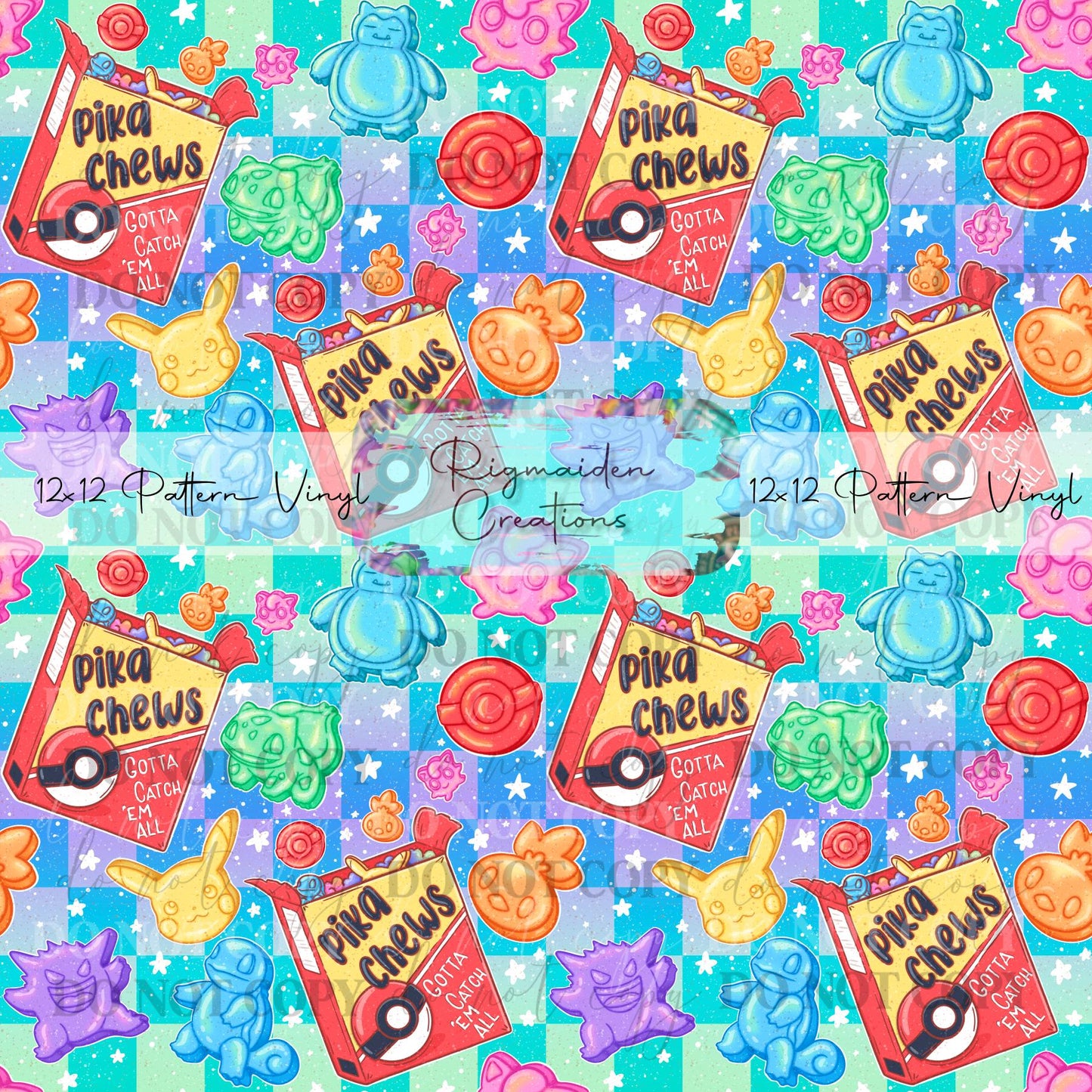 Poke Gummy Blue Vinyl