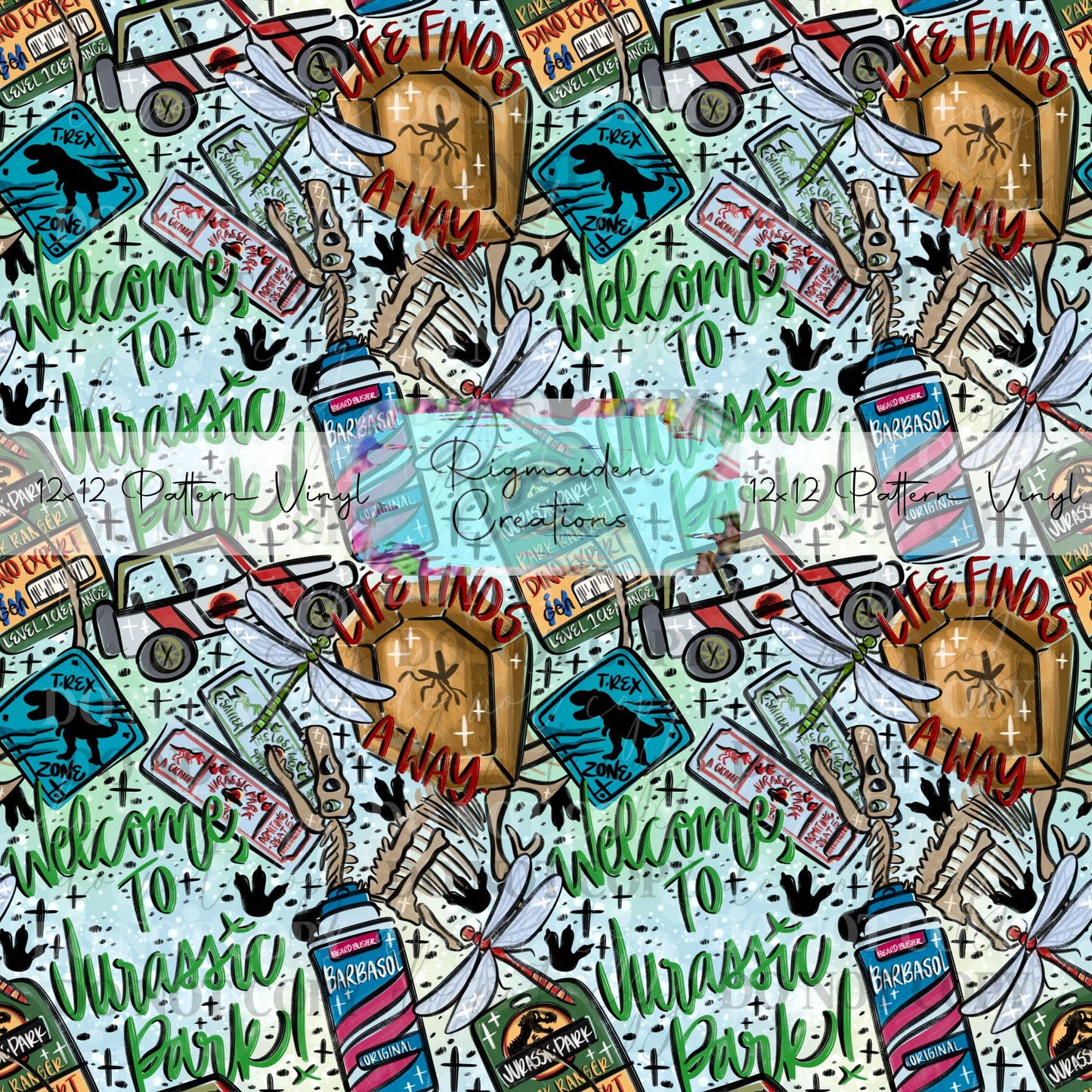 Jurassic Sketch Vinyl