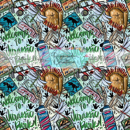 Jurassic Sketch Vinyl