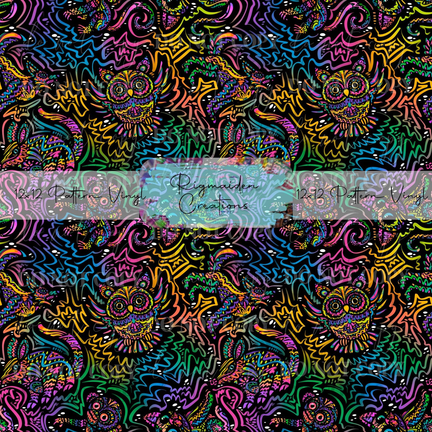 Alebrije Animals Black Vinyl