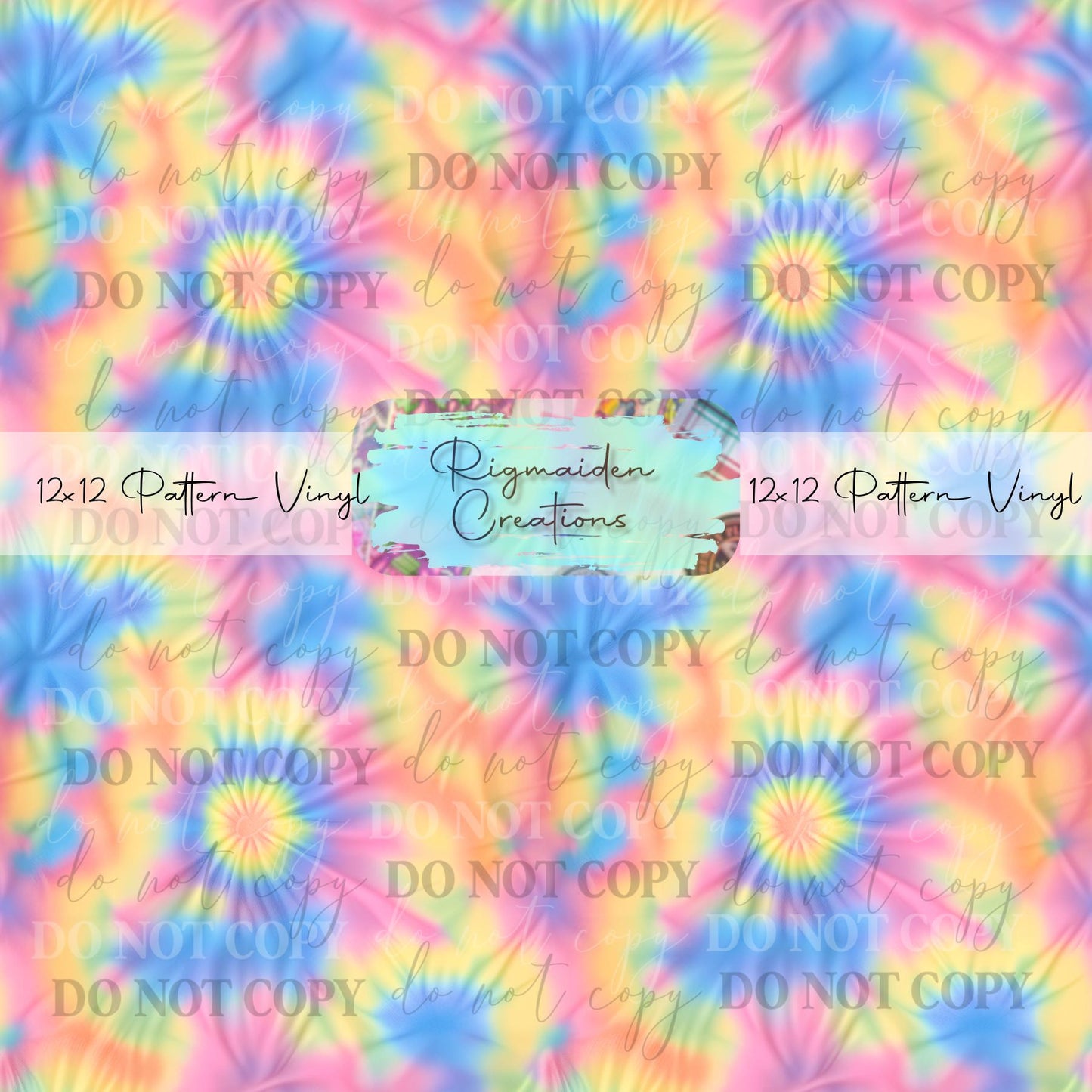 Pastel Tye Dye Vinyl