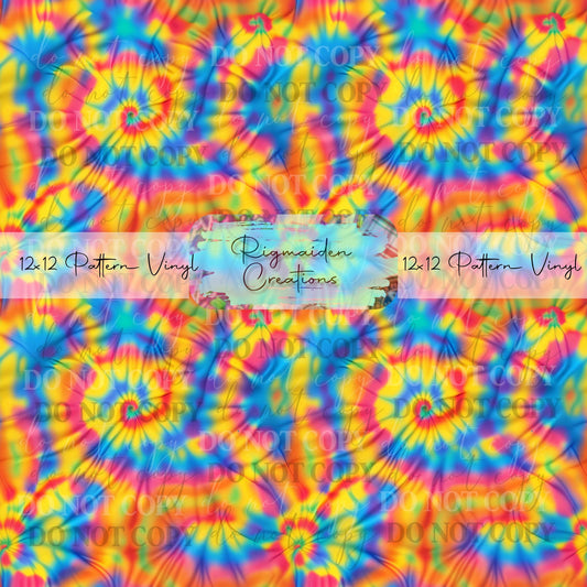 Bright Tye Dye Vinyl