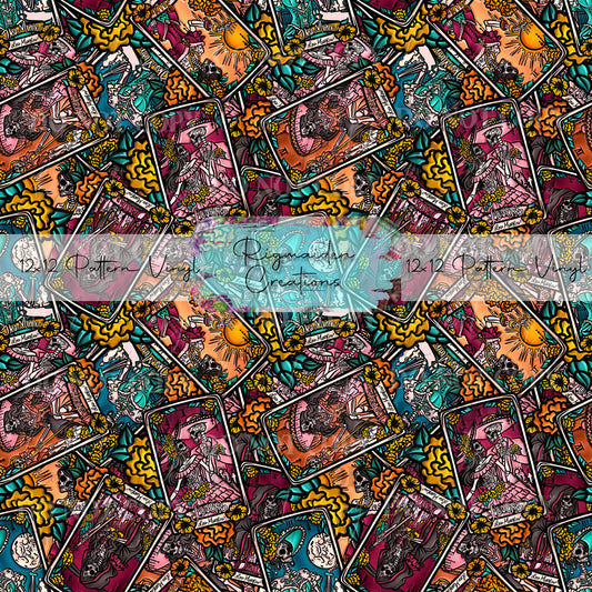 Day Of The Dead Tarot Cards Vinyl