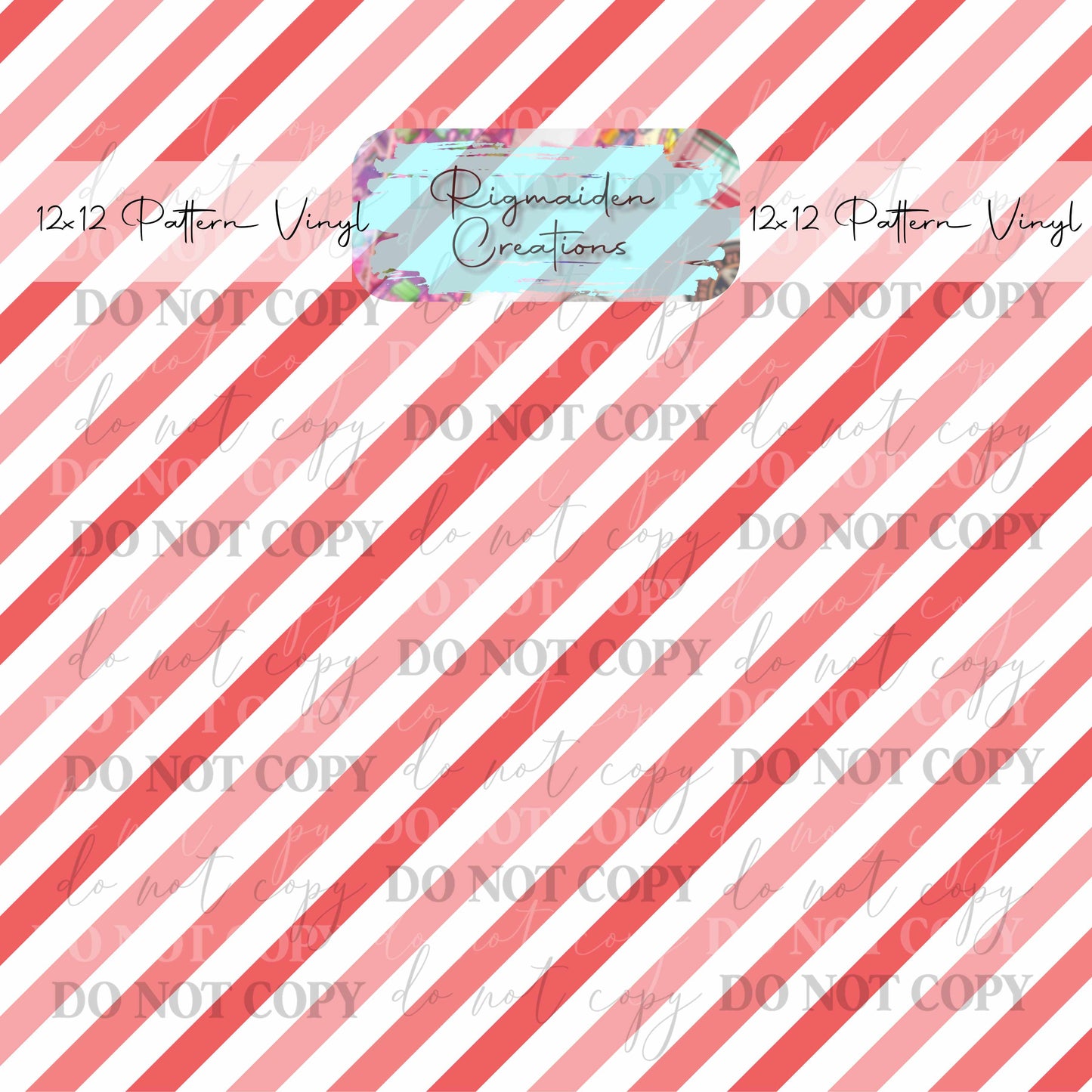 Pink Hue Stripes Vinyl