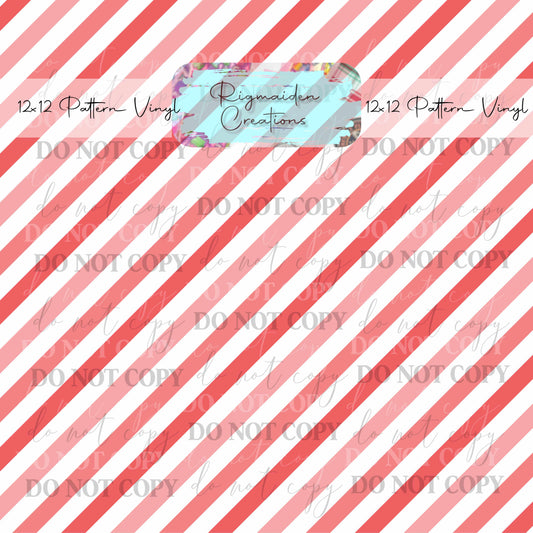 Pink Hue Stripes Vinyl