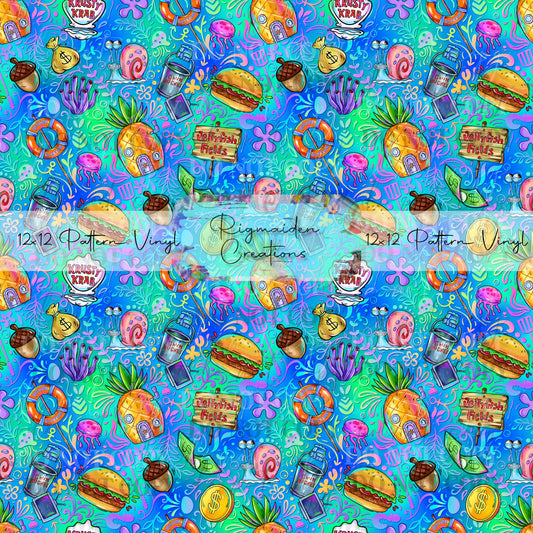 Sea Sponge Icons MULTIPLE OPTIONS Vinyl