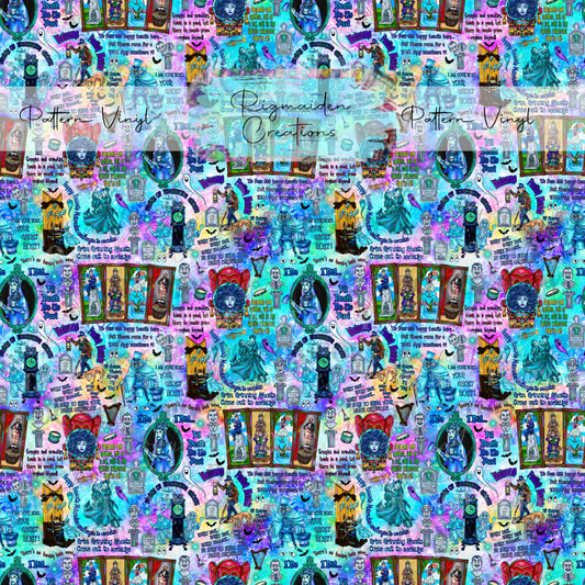 Haunted Mansion Quotes MULTIPLE OPTIONS Vinyl