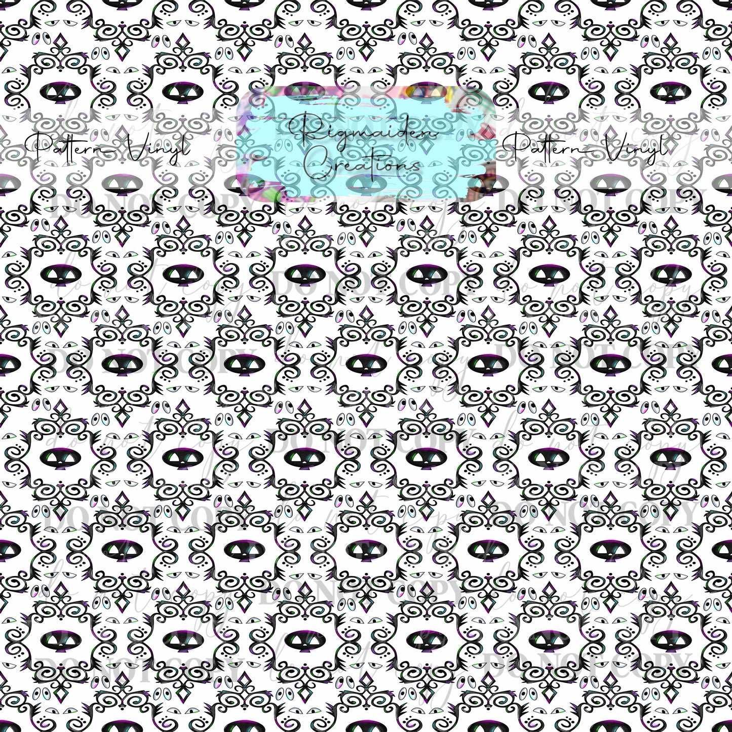 Haunted Mansion Skull Wallpaper (MULTIPLE OPTIONS) Vinyl