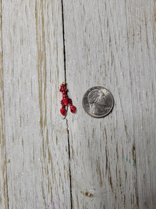 Lobster Zipper Charm