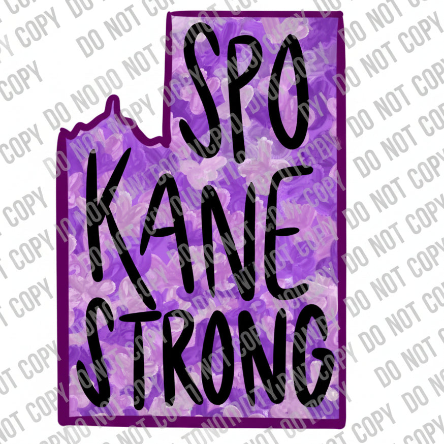 Spokane Strong PNG Digital Download