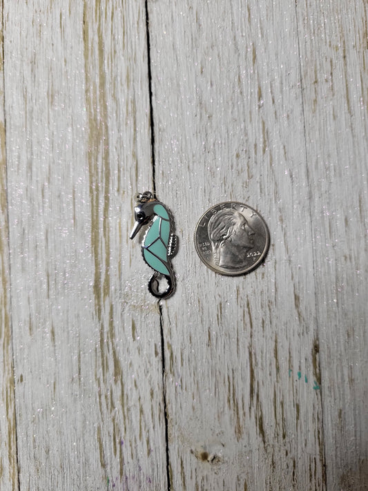 Seahorse Zipper Charm