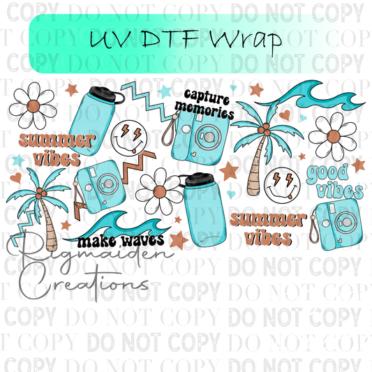 Summer Vibes UV DTF Wrap