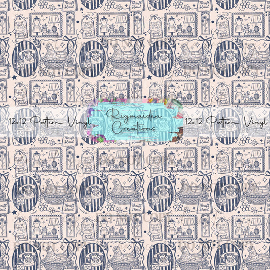 Cream Vintage Thrifty Vinyl