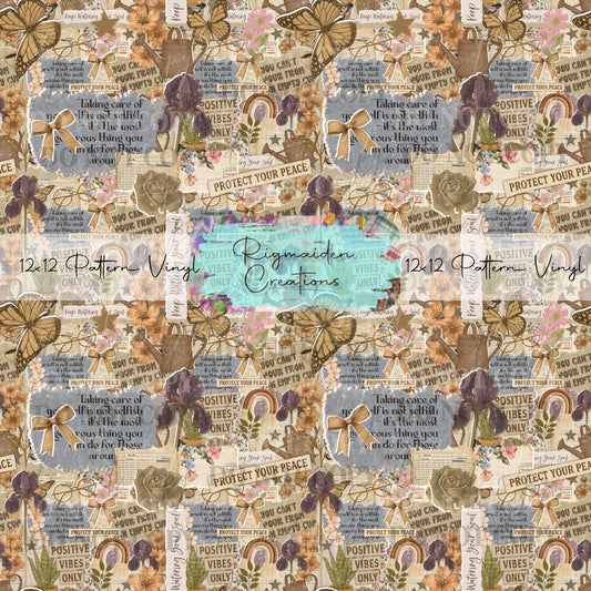Junk Journal Affirmations Vinyl