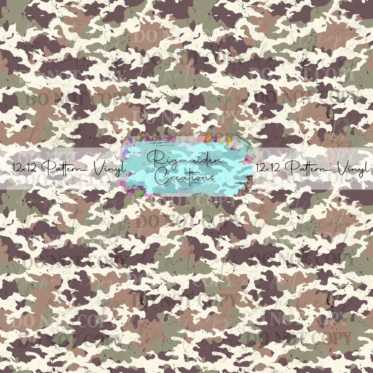 Earth Tones Camo Vinyl