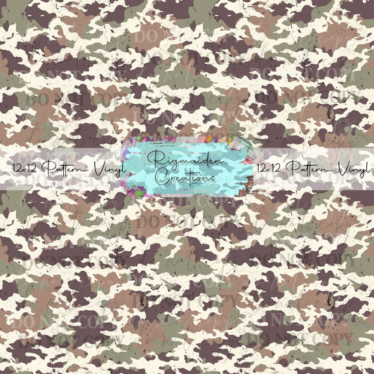 Earth Tones Camo Vinyl