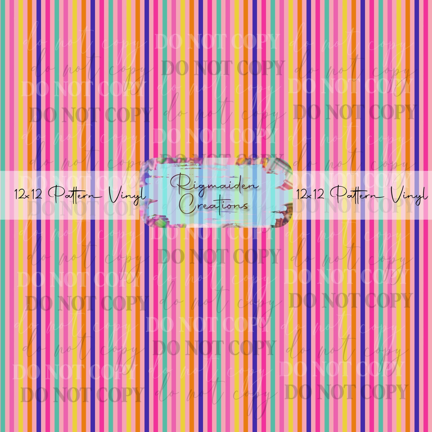 Thomas Rigmaiden Bright Stripes Vinyl – Rigmaiden Creations
